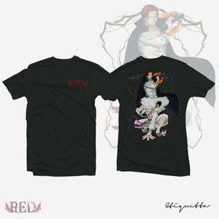 เสื้อยืดผ้าคอตตอน เสื้อยืดแขนสั้น เสื้อยืดผ้าหนา tshirt One Piece บุคล