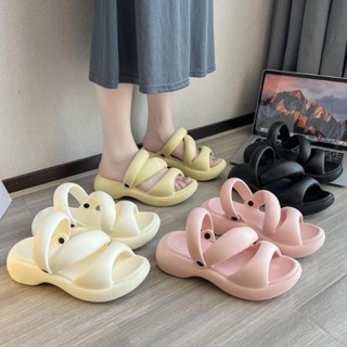 Platform Strap Sandals รองเท้ารัดส้น ส้นตึกสูง 3 ซม.