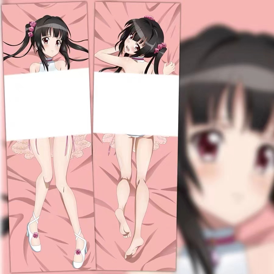 อะนิเมะการ์ตูน senki zesshou symphogear สองด้านหมอนข้างกอดหมอนปลอกหมอนผิวพีช 2 Way พีชผิวกอดหมอนกรณี