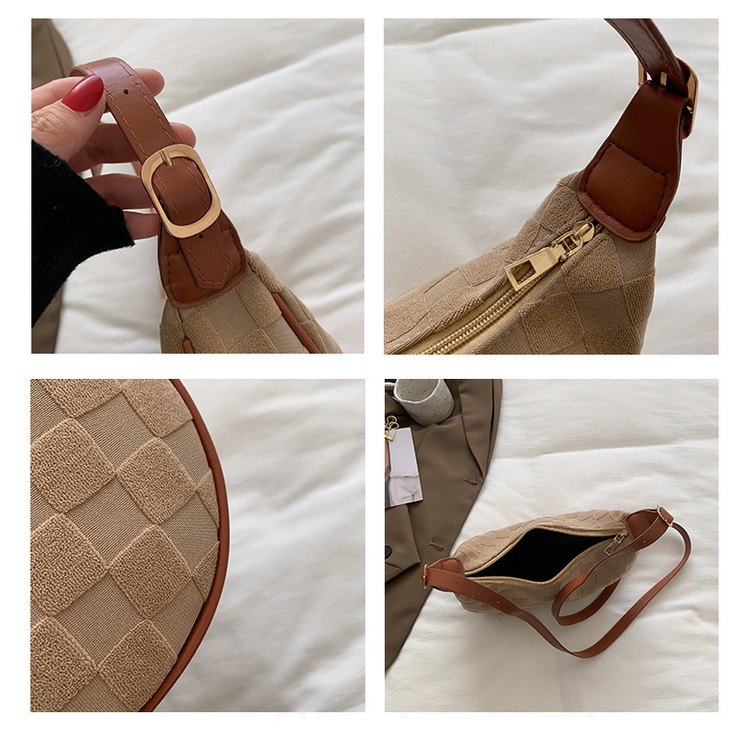 【ราคาเคลียร์】กระเป๋าถือสตรีแฟชั่นใหม่กระเป๋าสะพายไหล่เรียบง่าย - รูปที่ 7