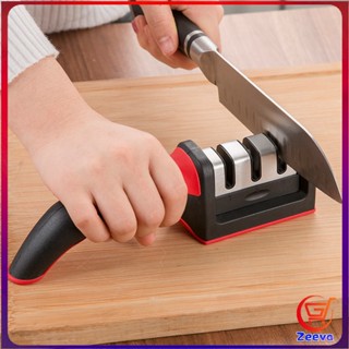 Zeeva ที่ลับมีด อุปกรณ์ลับมีด หินลับมีด ลับได้ เครื่องลับมีด แท่นลับมีด / Knife sharpener