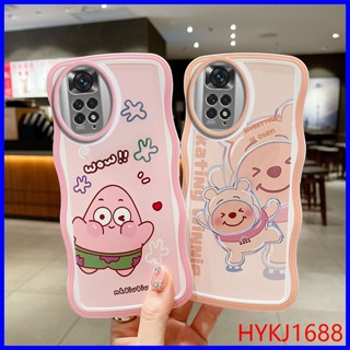 เคส Redmi note 11 Pro เคส Redmi note 11Pro 4G เคสโทรศัพท์มือถือคู่รัก tpu แบบนิ่ม ลายหยัก สําหรับ 5G TY