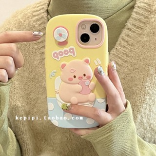 เคสโทรศัพท์มือถือ กันตก ป้องกัน ลายหมูน่ารัก สไตล์ญี่ปุ่น และเกาหลี สําหรับ Apple Iphone 14promax 13 11 14pro 13pro 14