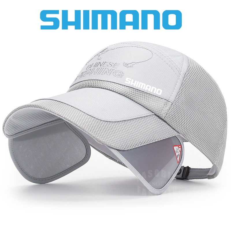 Shimano ใหม่ หมวกเบสบอล ผ้าตาข่าย กันแดด ป้องกันรังสียูวี ระบายอากาศ ปรับได้ สําหรับตกปลา เล่นกีฬา ขี่จักรยานกลางแจ้ง 2023 - รูปที่ 3