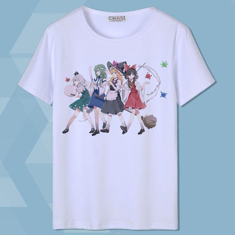 TYเสื้อยืดแขนสั้น คอกลม พิมพ์ลายอนิเมะ Oriental project Soul Dream แฟชั่นฤดูร้อน สําหรับผู้ชาย และผู