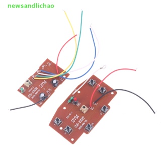 Newsandlichao 6CH 2.4G รีโมทคอนโทรล คุณภาพสูง 27MHz วงจร PCB ตัวรับส่งสัญญาณ บอร์ดรับสัญญาณ สําหรับรถ RC รีโมทคอนโทรล ของเล่น อะไหล่ที่ดี