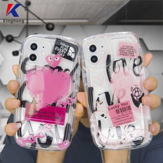 เคสโทรศัพท์มือถือแบบนิ่ม ลายกราฟฟิตี้หัวใจ ดอกไม้ สําหรับ Samsung A13 A03 A22 A32 A14 A52 A12 A04 A04S A23 A03S A50 A02S A20 A50S