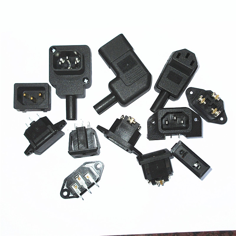 ปลั๊กซ็อกเก็ตสวิตช์ไฟ AC-04A-04C-05A-05C-05E-07-08-10-114 AC-015A AC-015 ตัวผู้ ตัวเมีย