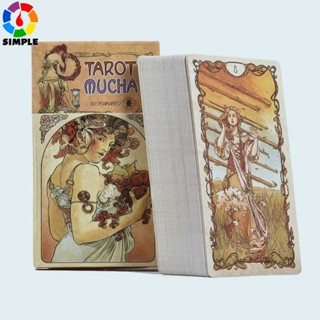 Mucha Tarot Cards Board Game Card Deck