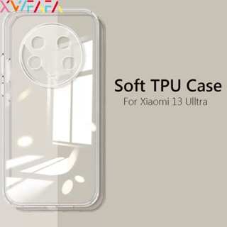 เคสโทรศัพท์ซิลิโคน TPU นิ่ม แบบใส บางพิเศษ ปิดด้านหลัง สําหรับ Xiaomi 13 Pro Ultra 13 Lite Civi 2