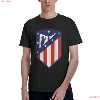 เสื้อยืดผ้าฝ้ายพิมพ์ลายZ.L.L Sport ฟุตบอล Atletico De Madrid อัตเลติโกเดมาดริด Football T Shirt Men Tshirt เสื้อผู้ชาย เ