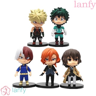 Lanfy ตุ๊กตาฟิกเกอร์ My Hero Academia 5 ชิ้น / ชุด