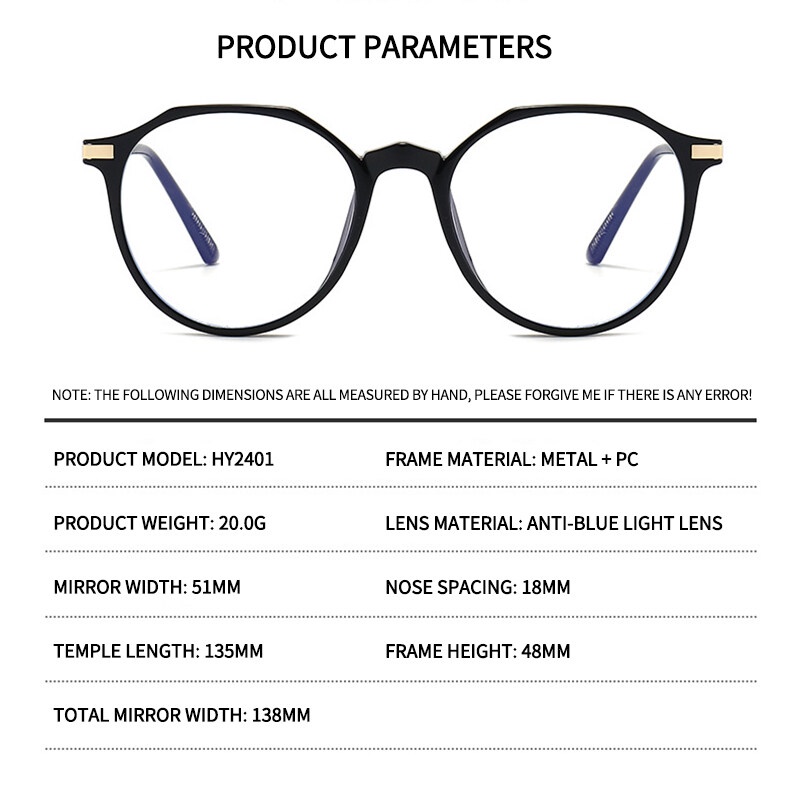 แว่นตาอ่านหนังสือ ป้องกันแสงสีฟ้า ไล่โทนสี แฟชั่นเก่าแก่ สําหรับอ่านหนังสือ PTQ - รูปที่ 2