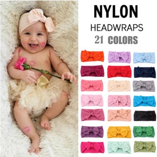 21 color nylon elastic print baby headband Creative DIY decoration childrens hair accessories（2）