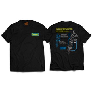 【เสื้อยืดใหม่】เสื้อยืดคอกลมOHLINS