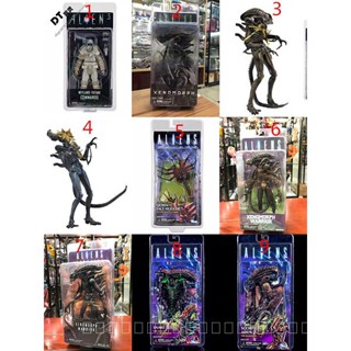 ((พร้อมส่ง) โมเดลฟิกเกอร์อนิเมะ NECA Predator Series Alien Card TPVQ