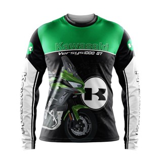 เสื้อยืด พิมพ์ลาย Kawasaki Versys 1000gt 2021