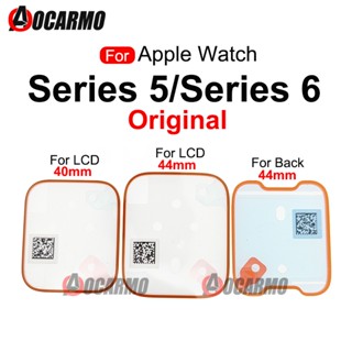 ของแท้ เทปกาวสติกเกอร์หน้าจอ LCD ด้านหน้า และด้านหลัง สําหรับ Apple Watch Series 5 Series6 40 มม. 44 มม.