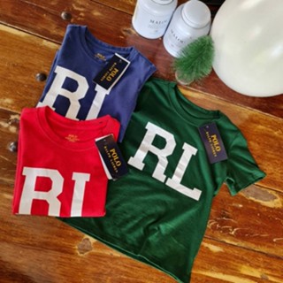 Polo เสื้อคอกลม พิมพ์ RL