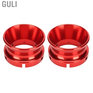 Guli 10 Inch Opener  Universal Lockable Loading Device 2Pcs Red Polished Aluminum Alloy NAB Hub Adapters Easy Installation  for Reel To Reel Tape Recorders