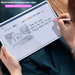 ปากกาสไตลัสแบบ Dual-Tip แบบแม่นยํา 2-in-1 สําหรับสมาร์ทโฟนและแท็บเล็ต, หน้าจอสัมผัสแบบ Capacitive สากล, พลาสติกทนทานสําหรับการวาดภาพและเขียน, อุปกรณ์เสริม 3C