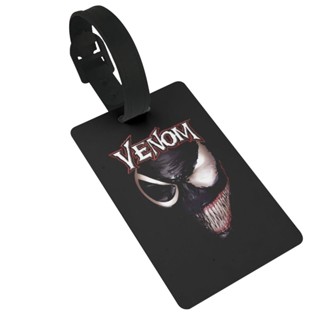 ป้ายแท็ก PVC ลาย Venom ID Card สําหรับติดกระเป๋าเดินทาง เหมาะกับผู้หญิง และผู้ชาย