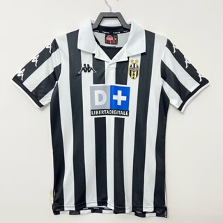 เสื้อกีฬาแขนสั้น ลายทีมชาติฟุตบอล Juve Home 1999-00 แนวเรโทร แห้งเร็ว สําหรับผู้ชาย ไซซ์ S-XXL AAA