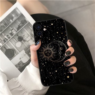 เคสโทรศัพท์มือถือนิ่ม ลายดวงจันทร์ ดวงดาว สําหรับ Redmi Note 10S 10 11S 11 11T 9T 9S 9 Pro Max 9C 10A 8 9Prime 8A