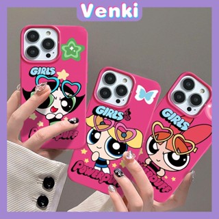 VENKI - สำหรับ iPhone 11 iPhone Case สีดำเงา TPU เคสอ่อนกันกระแทกป้องกันกล้องตัวการ์ตูนน่ารักเข้ากันได้กับ iPhone 14 13 Pro max 12 Pro Max xr xs max 7 8Plus