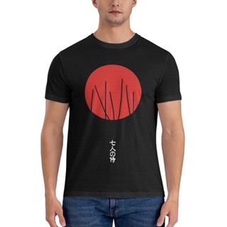 เสื้อยืด พิมพ์ลายดาบ Kanjis Champloo Mugen Jin Fuu Seven 7 Ronins Akira Kurosawa Katanas สไตล์มินิมอล