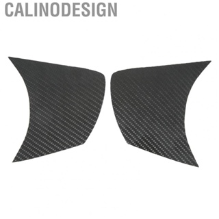 Calinodesign 2pcs Car Inside Door Barrel Covers Carbon Fiber Left Right Door Bowl Trim  Replacement for NISSAN 370Z Z34 2009-2020