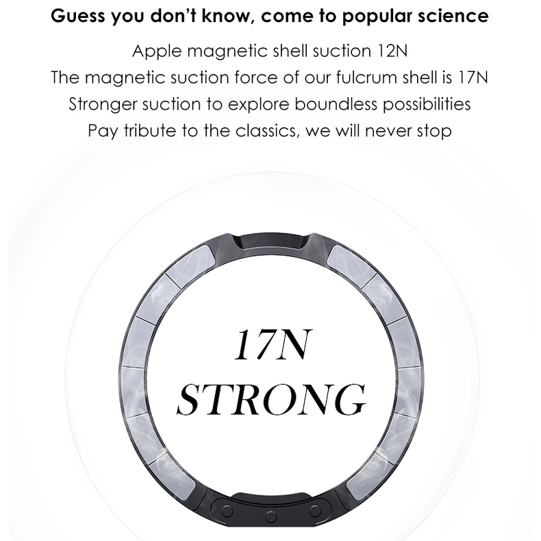 HOCE แม่เหล็กแรงสูง 360°หมุนแหวนผู้ถือเคสโทรศัพท์สําหรับiPhone 17 16 15 14 13 12 Pro Max 11pro 16Pusฝาครอบไร้สายชาร์จMatteกันกระแทก - รูปที่ 6