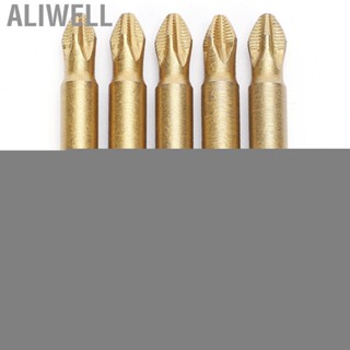 Aliwell 5Pcs PH2 Screwdriver Bits Screwdriver Bits  Slip Screwdriver Bit 1/4