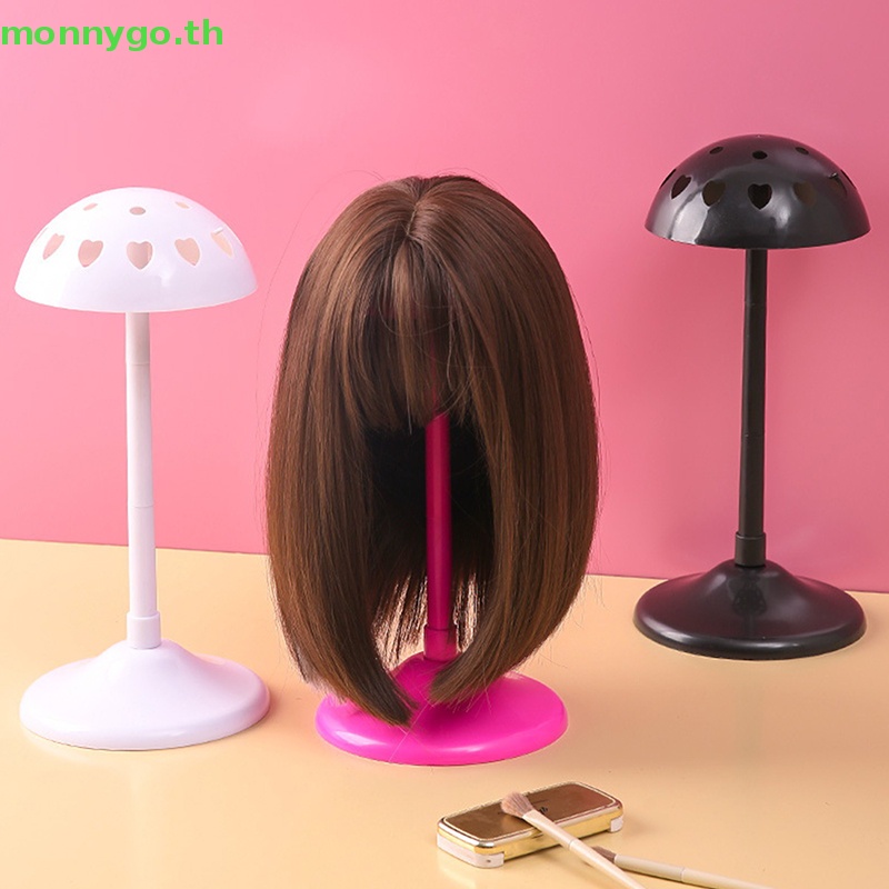 Monnygo หุ่นหัวหุ่น แบบพกพา สําหรับวางวิกผม