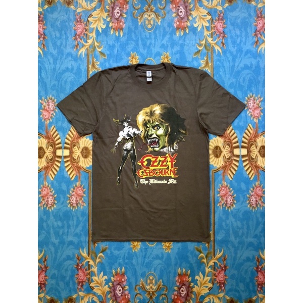 พร้อมส่ง ผ้าฝ้ายบริสุทธิ์ 🎸OZZY OSBOURNE  เสื้อวง Ozzy Osbourne สินค้านำเข้า ลิขสิทธิ์แท้ T-shirt