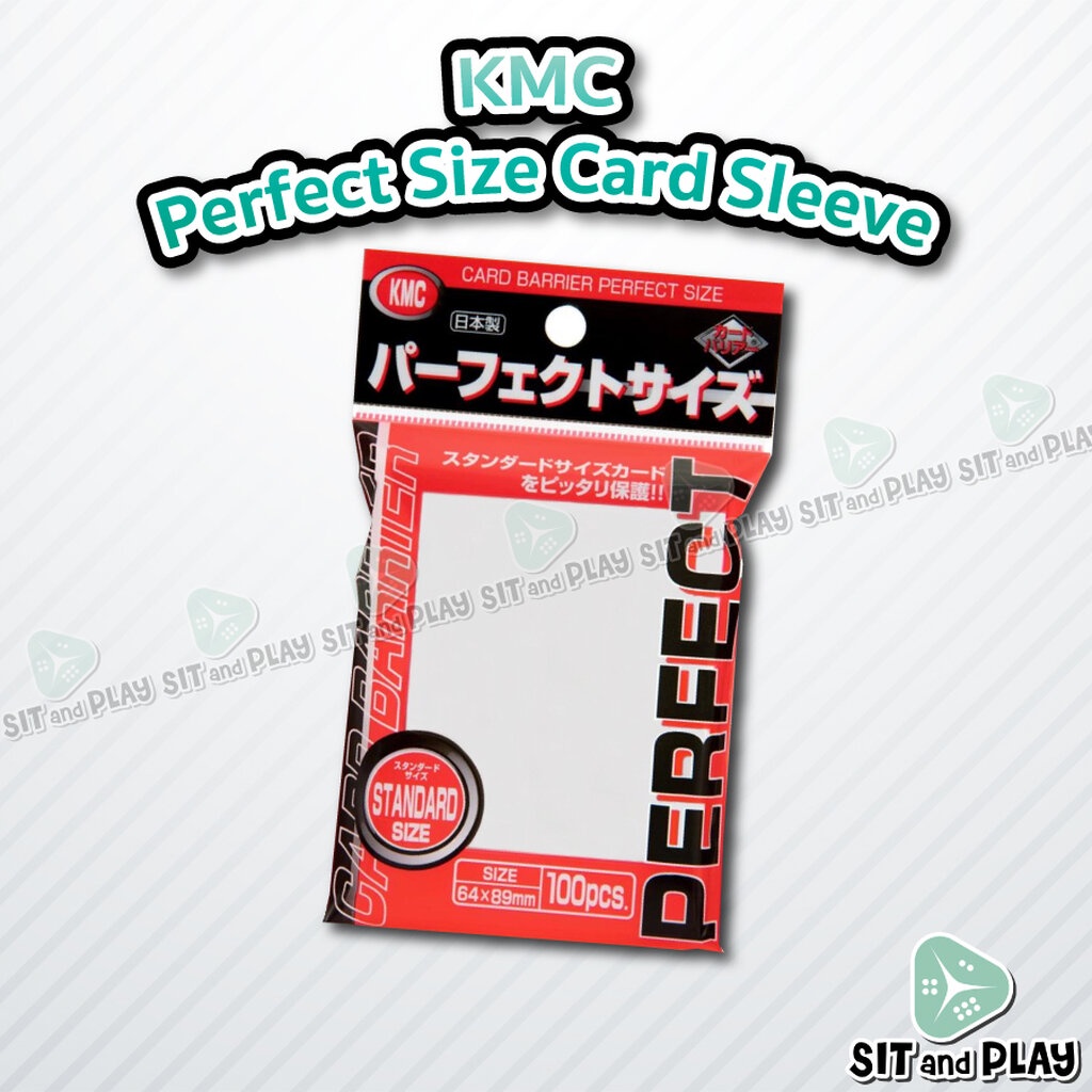 KMC - Card Barrier Perfect Size ซองใส ใส่การ์ด ขนาดพอดี ชั้นในสุด (100 ซอง) สำหรับ Pokemon MTG Digimon ไอดอล ไม่ดูดโฮ...