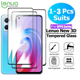 Lenuo กระจกนิรภัยกันรอยหน้าจอ 9H ความละเอียดสูง สําหรับ OPPO A16 A15 A15S A17 A74 A54 A55 F9 A7X 4G