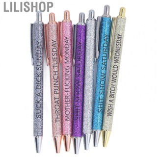 Lilishop Office Pens Plastic Ballpoint Pens  Slip for Office