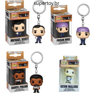 Funko Pop! พวงกุญแจ: The Office - Michael Scott / Prison Mike / Darryl Philbin / Kevin Malone