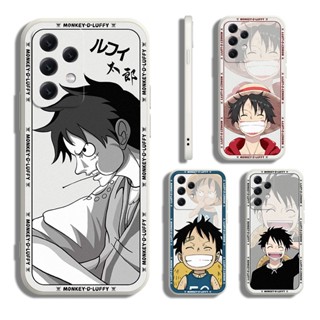 เคส SAMSUNG A04 A03 A02S A03S A02 M02 A71 A51 A11 M11 A70 A70S A50 A50S A30S A30 A10S A20 โทรศัพท์มือถือแบบนิ่ม ลายลูฟี่ สีขาว สําหรับ