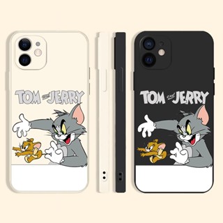 เคสไอโฟน 11 12 13 14 pro max cartoon cat mouse phone case iPhone Se2020 เคส iPhone X Xr Xs Max 7 8 Plus 8พลัส cover