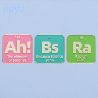 เข็มกลัดเคลือบทางวิทยาศาสตร์ ลาย I Like Chemical Elements Pins สําหรับนักเรียน ครู