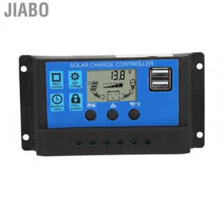 Jiabo 30A Solar Panel Controller  Efficient LCD Display Solar Charge Controller  for 12V/24V Solar Panels