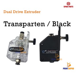 3d Printer Parts BMG Direct Extruder Black/Transparent Two color Clone Dual Driver Extruder For 3D Printer