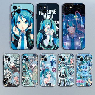 เคสโทรศัพท์ซิลิโคน แบบนิ่ม ลายอนิเมะ Hatsune Miku สําหรับ Samsung A01 Core A02 A02S A03 A03S