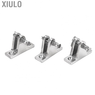 Xiulo Marine Boat Deck Hinge Mount  Flat Surface Bimini Top Deck Hinge Easy To Install Corrosion Resistant Stainless Steel Durable  for Boats