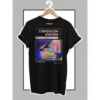 เสื้อยืด พิมพ์ลายกราฟฟิค Vaporwave สไตล์ญี่ปุ่น ฮาราจูกุ วินเทจ สีดํา สําหรับผู้หญิง