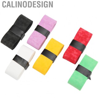 Calinodesign 6pcs Multicolor Viscous Tennis Overgrips  Skid Badminton Racket Hand