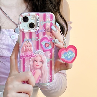 เคสโทรศัพท์มือถือ ซิลิโคน กันกระแทก ลายเจ้าหญิงบาร์บี้น่ารัก สําหรับ Iphone 12 11 13 14 PRO MAX 13ProMax 12 13pro 11 14pro