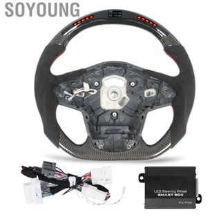 Soyoung Carbon Fiber  Shift Lights Display Steering Wheel Replacement For Toyota GR Supra A90 2020‑2022 Araba Aksesuar